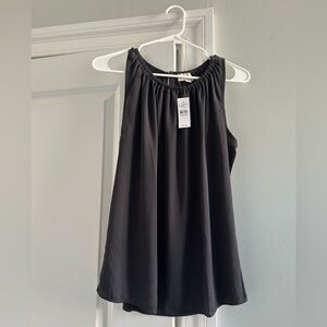 Smoky/Charcoal Gray Sleeveless Top